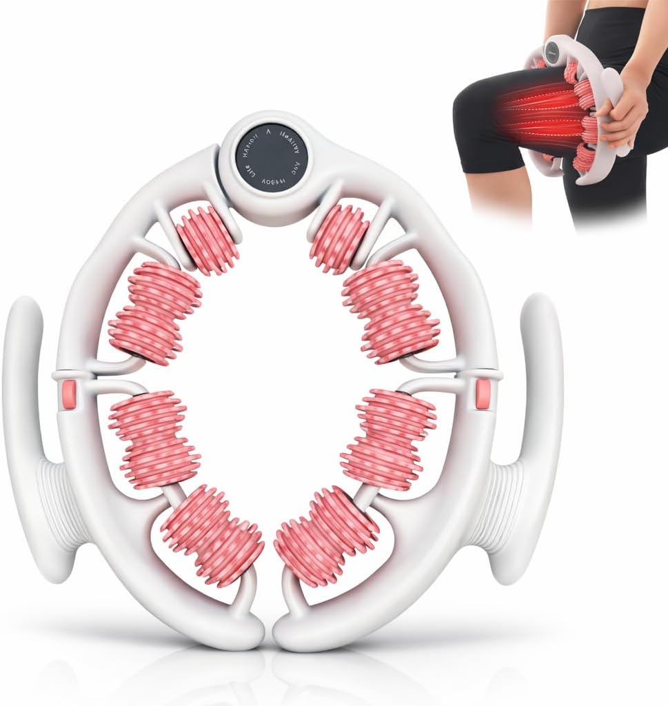 Anti-Cellulite Roller Massager for Legs & Body - Pink
