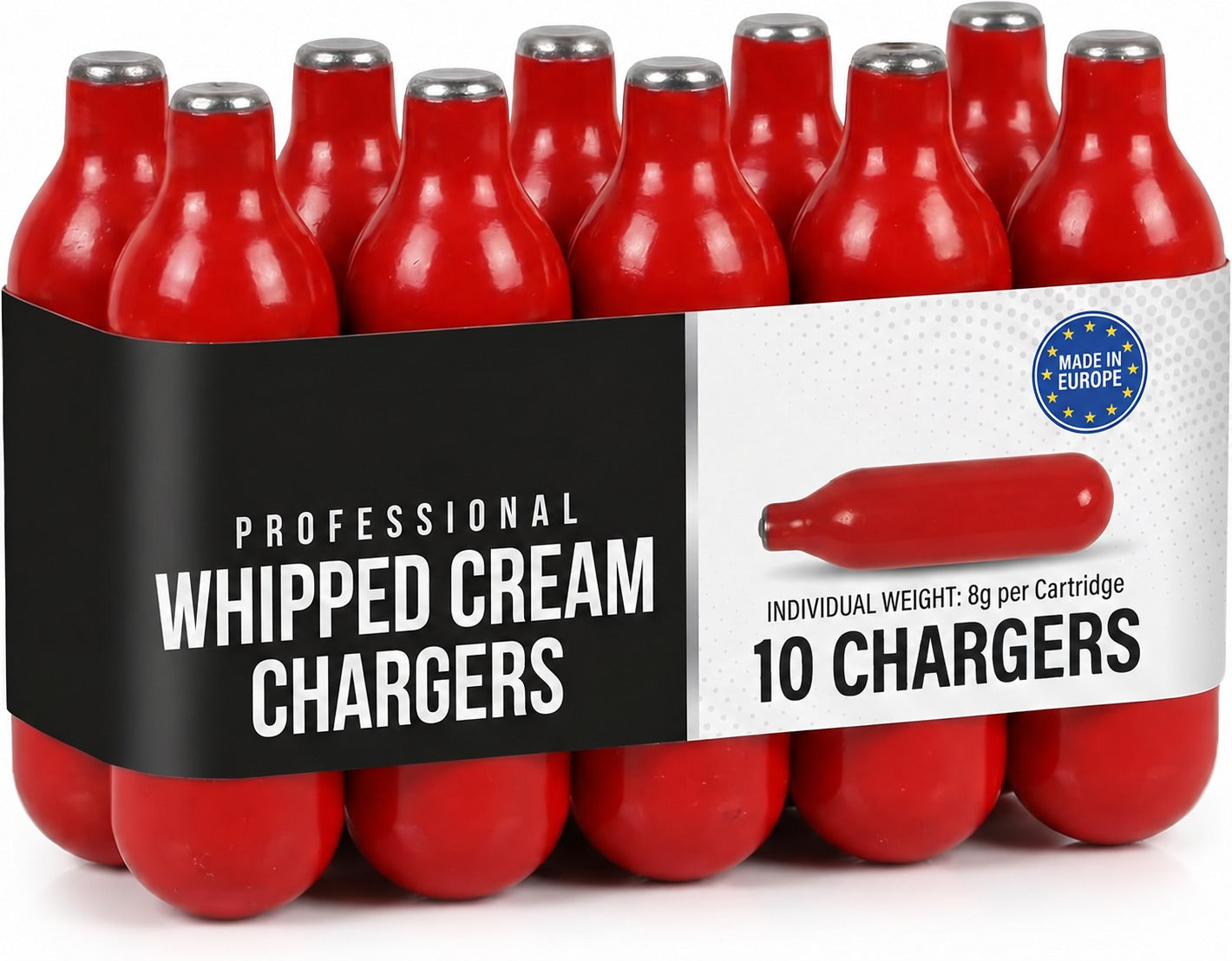 8g Whipped Cream Chargers 10‑Pack